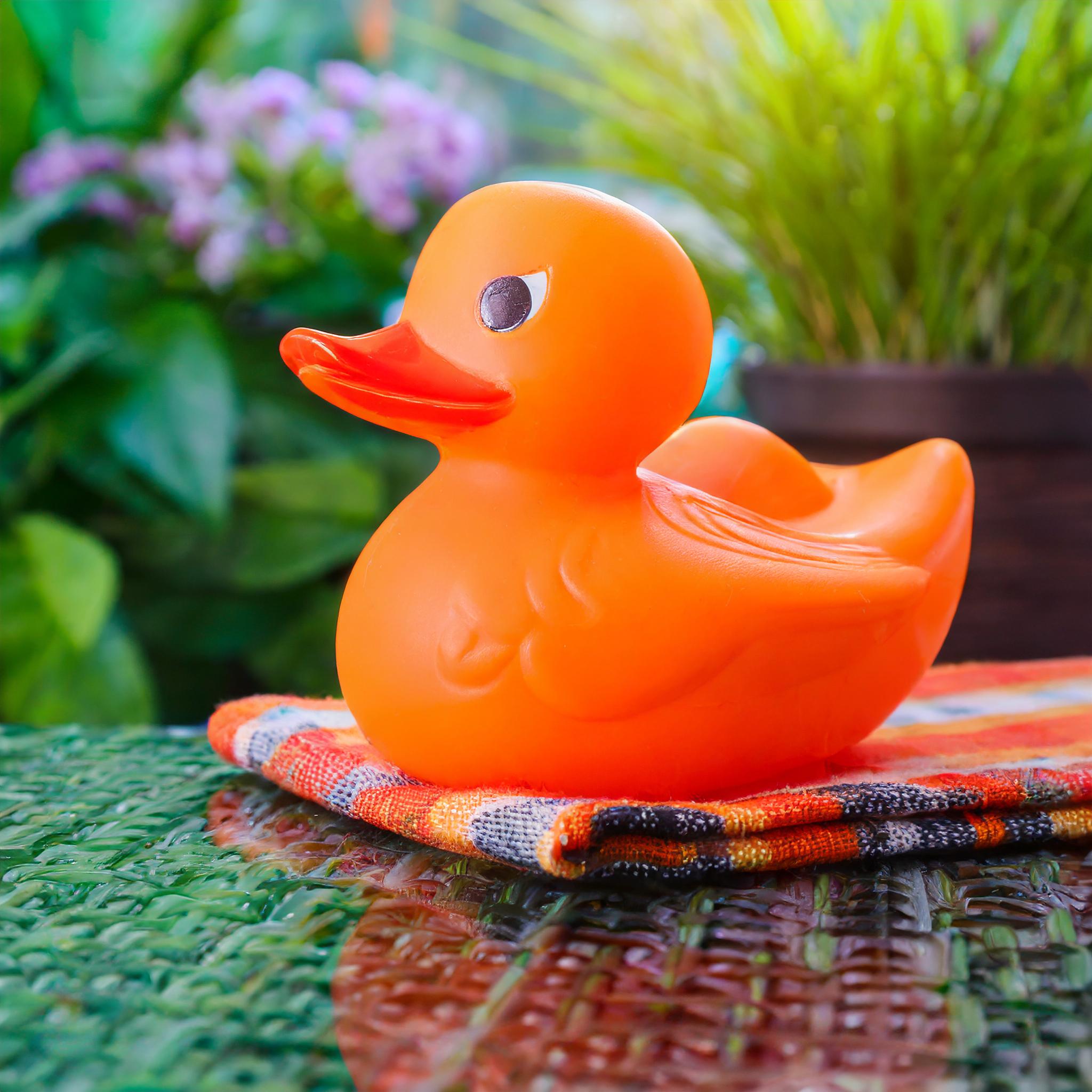 Lachender Dackel mit einem Spielzeug